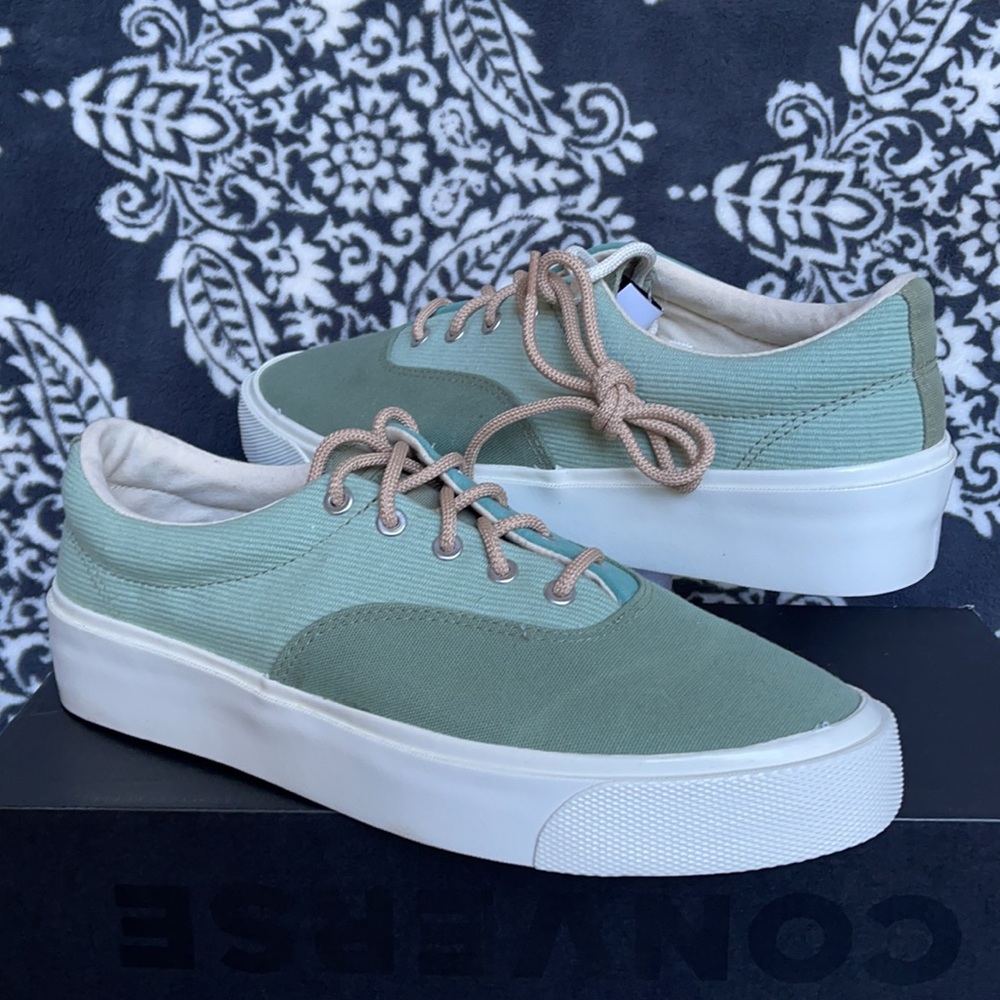 Converse Skid Grip OX Oil Green/Malachite Green MEN`S - Picture 9 of 16
